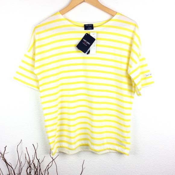 J. Crew Tops - * Saint James for J. Crew Striped Slouchy T-Shirt*